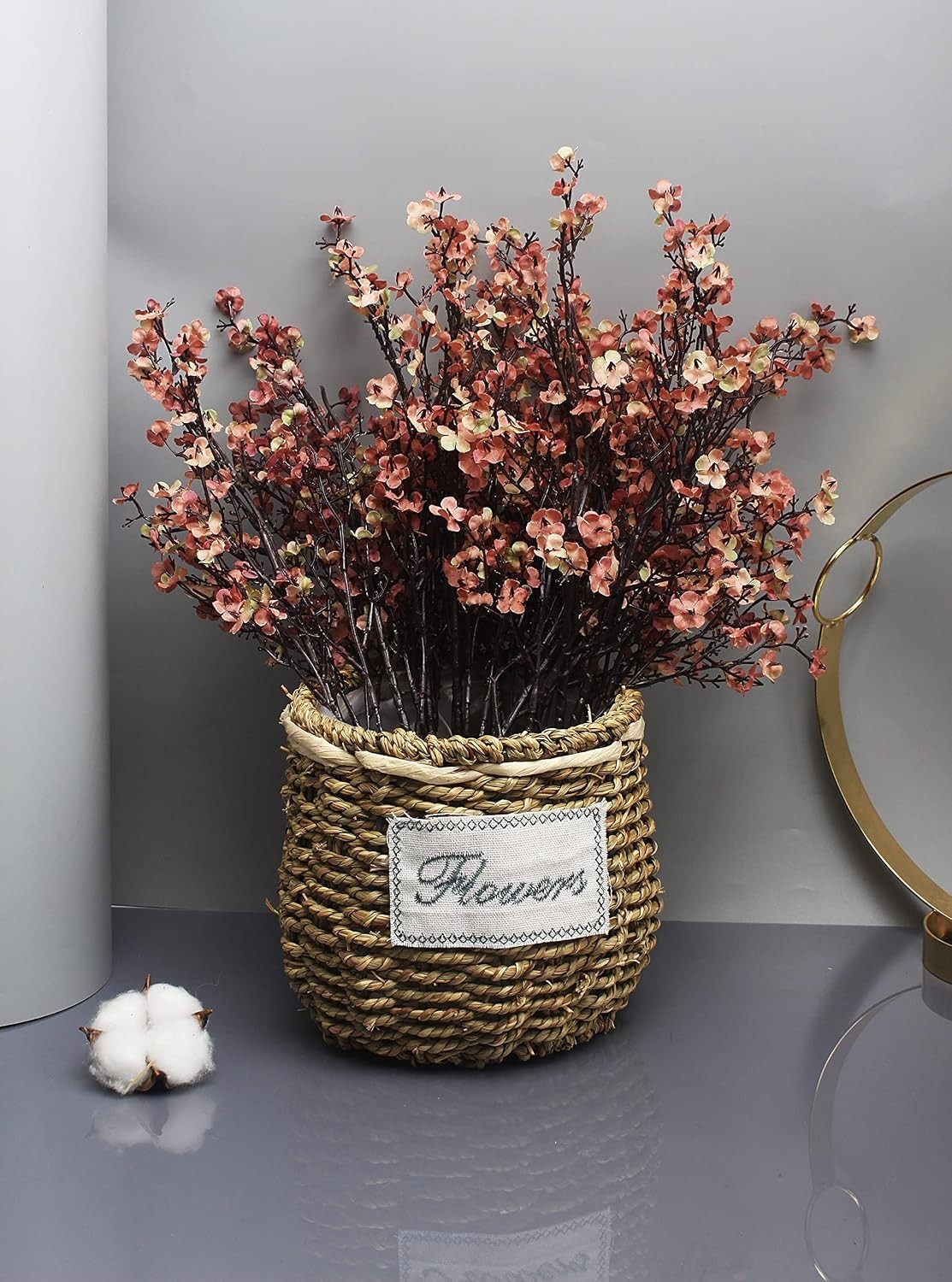 Chic 6 Bundle Silk Flowers – European Design for Fall Decor & Special Occasions
