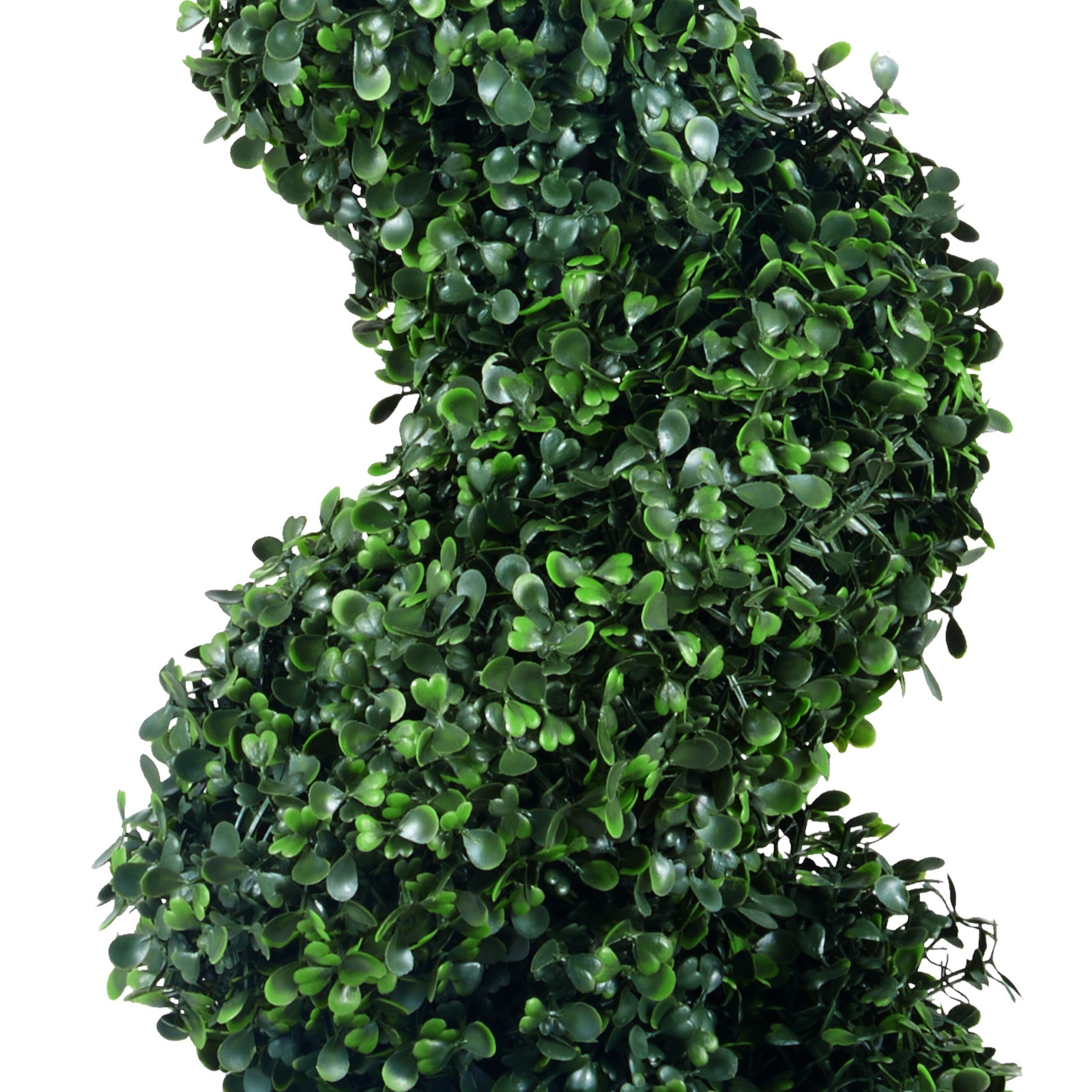 2Pack 5ft Artificial Topiary Spiral Tree Faux Plant UV Indoor Outdoor Home Decor