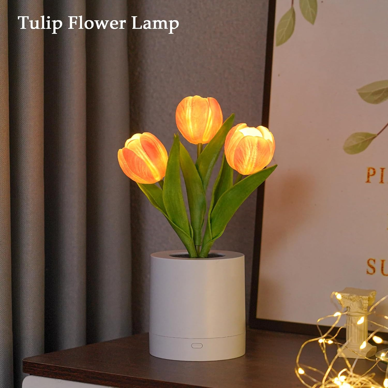 Tulips Flower Lamp Gifts for Women, Birthday Gifts for Sister, Daughter, Wife, G