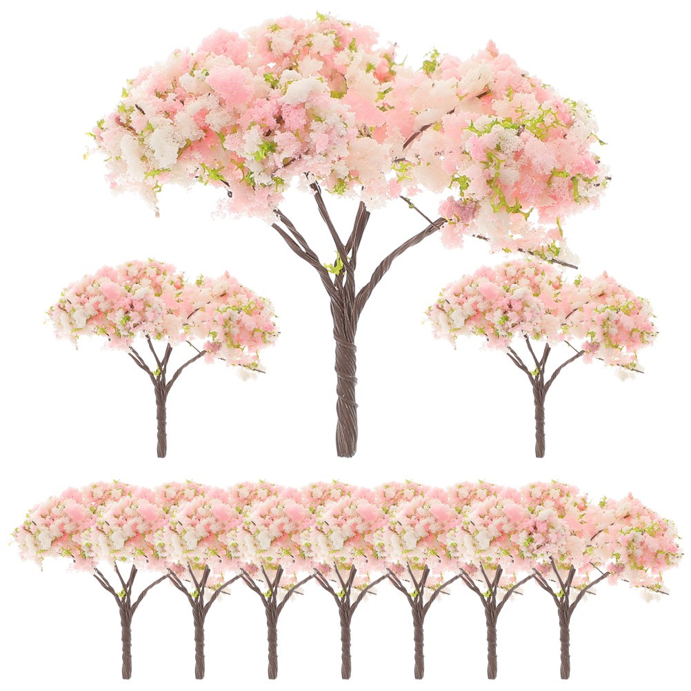 10pcs Artificial Flowers Fake Cherry Blossom Decorations Wedding Flower
