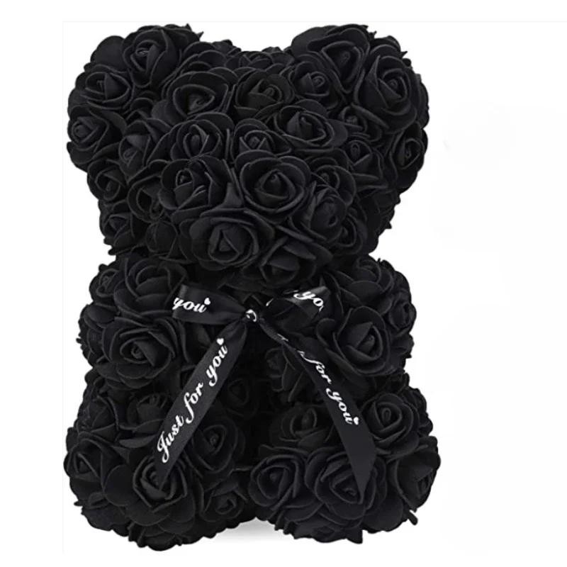 2025 New Artificial Flower Eternal Rose Teddy Bear for Mom Mother’s Day Birthday