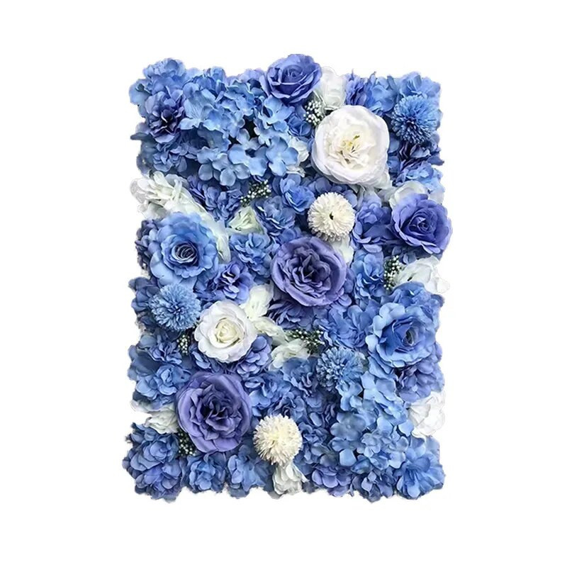 Artificial Rose Flower Wall Panel 40X60 Cm Living Room Decor Floral Backdrop