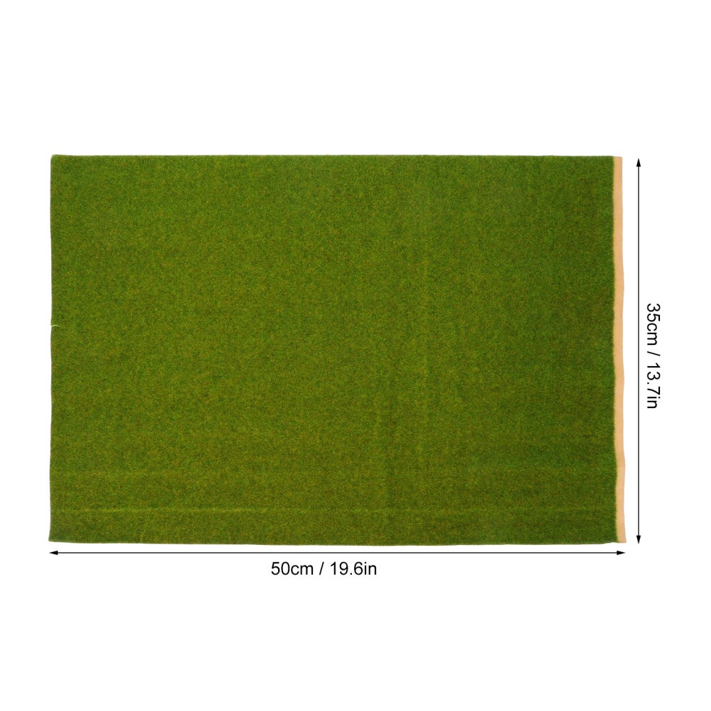 Durable Light Green Artificial Grass Rug for Outdoor and Indoor Decorative Uses