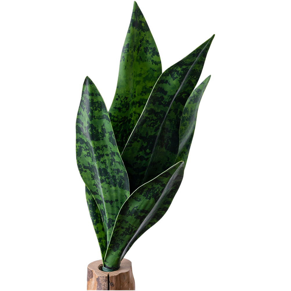 PVC Artificial Snake Plant with Detailed Leaves for Wedding and Event Decor
