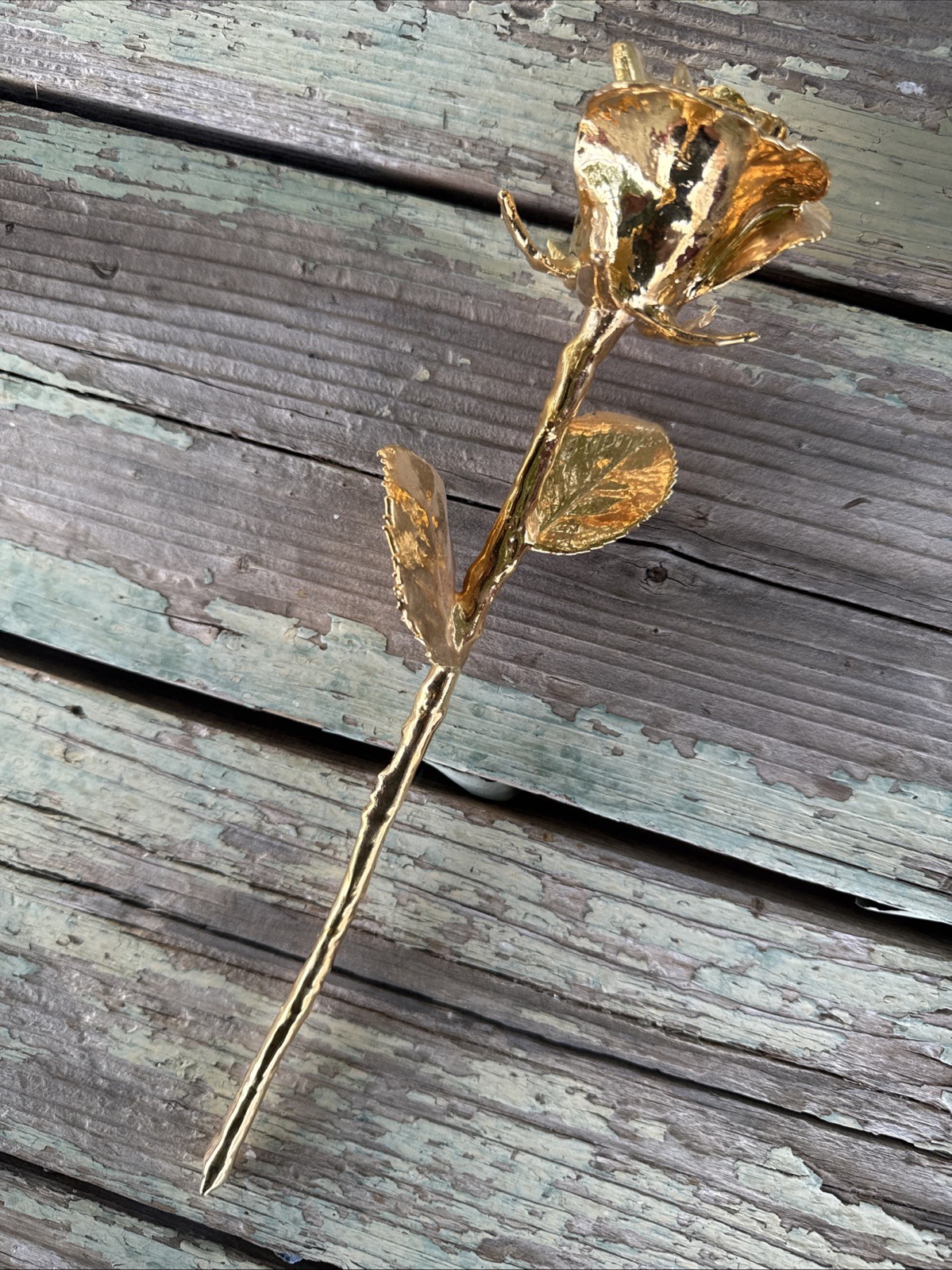 24k Gold Dipped Rose 12 Inch Forever Love Wife Mother Daughter Flower
