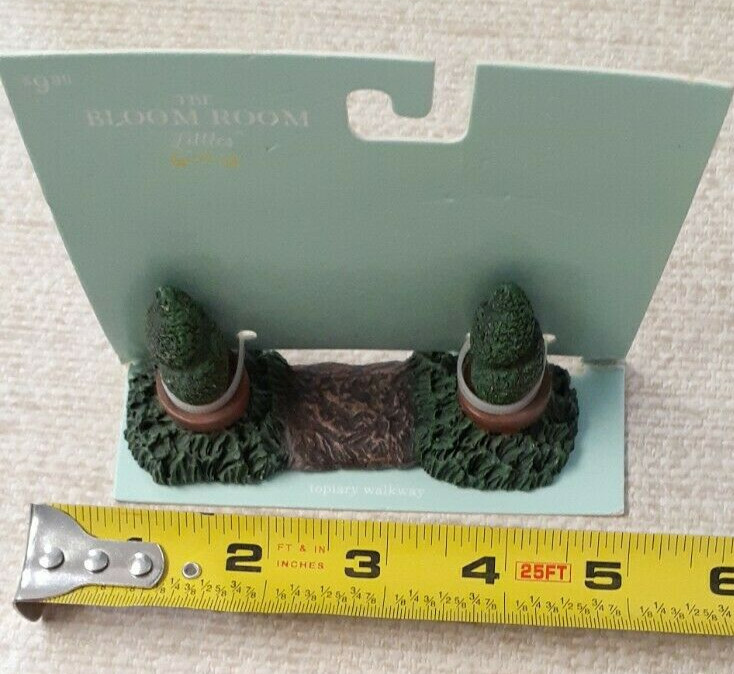 The Bloom Room Littles Topiary Walkway *Fairy/Gnome Garden Decor 2″x4″ Resin 
