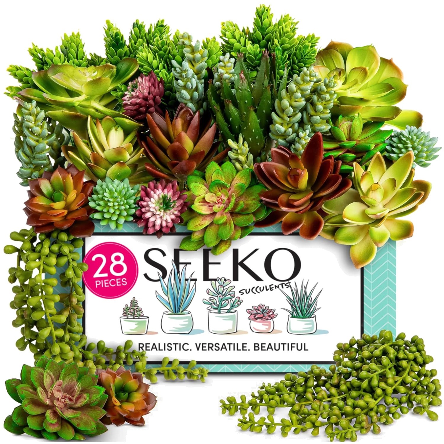 Faux Succulents for Indoors & Outdoors – DIY Decor