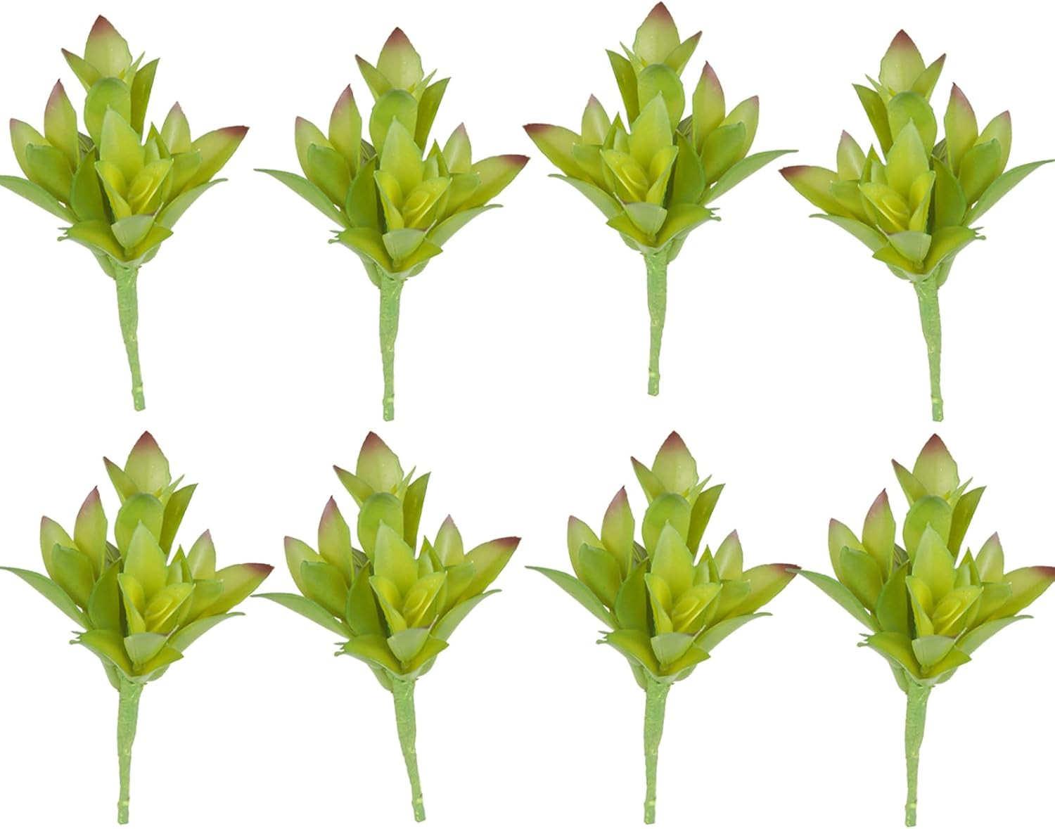 8 Pcs Artificial Succulent Plants Unpotted Fake Mini Succulents Realistic Faux C