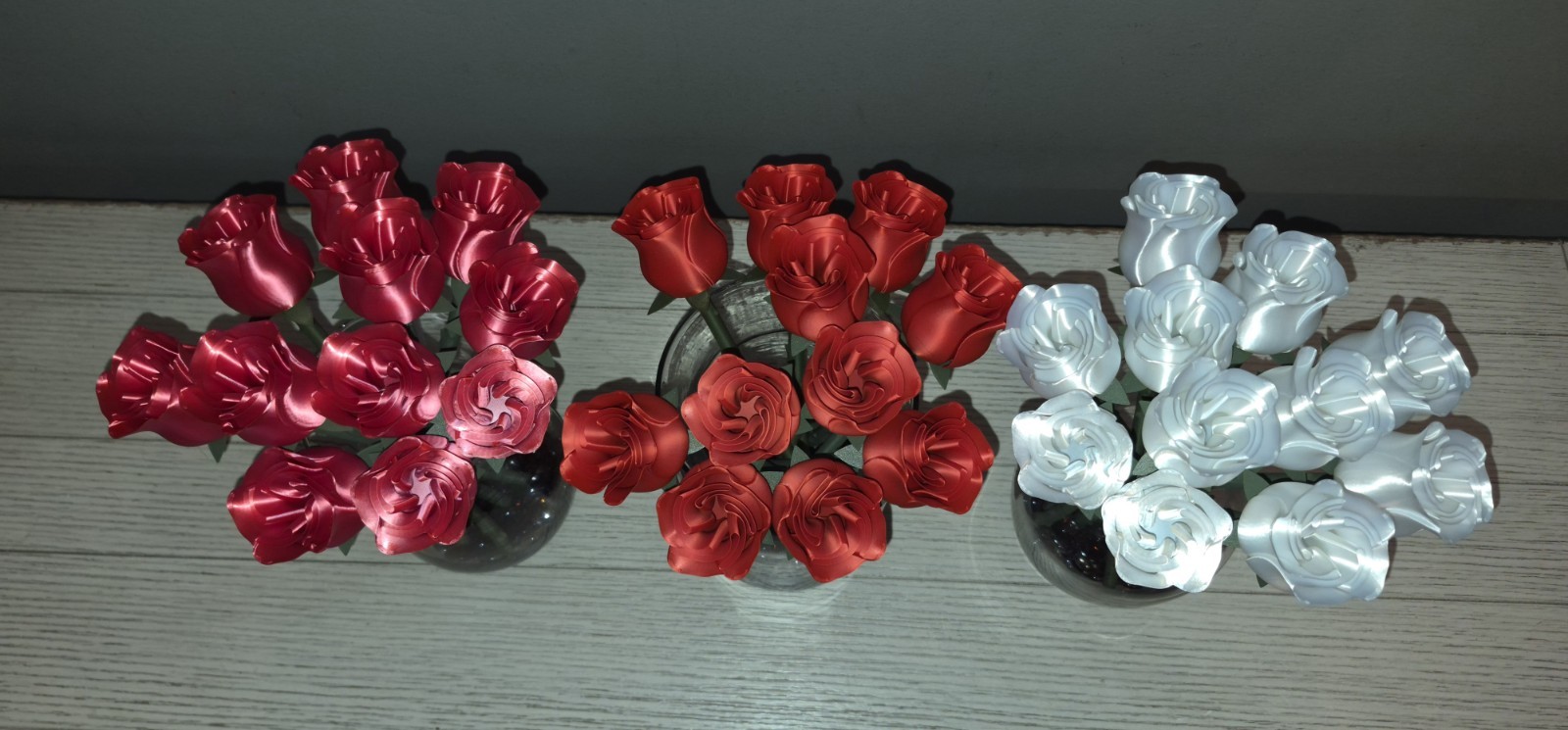 🌹 3D Printed Rose – Everlasting Bloom 11.5 Inch