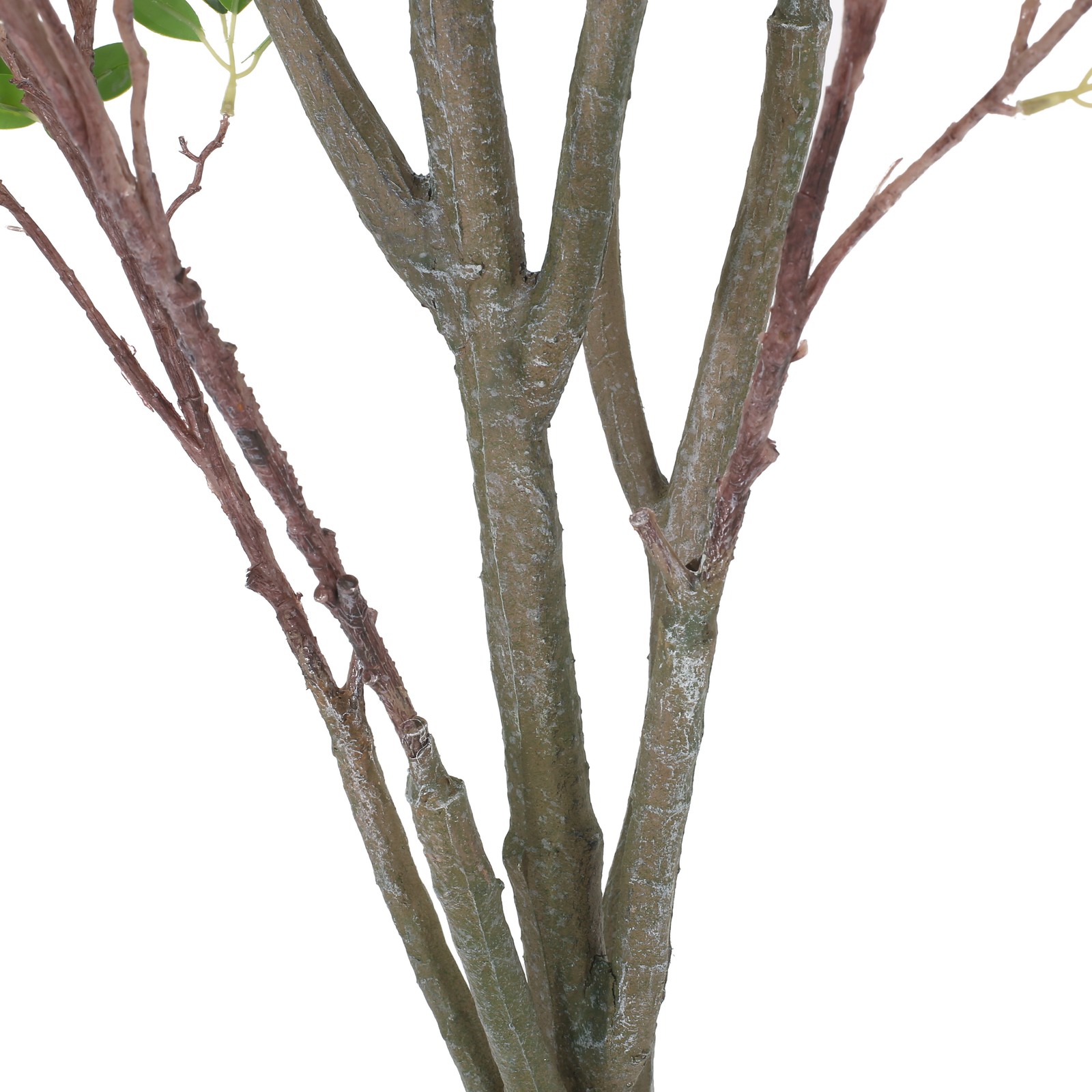 Artificial Leaf Tree 59 Inch Pre-Potted Realistic Faux Plant Indoor Decor