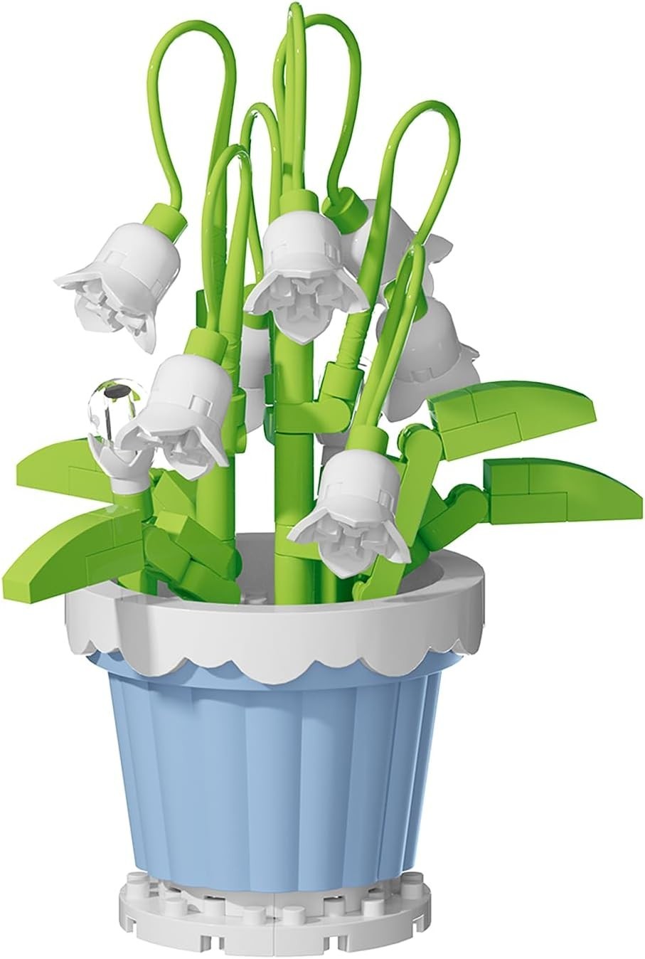 Lily of the Valley Mini Flower Potted Plant Bonsai Building Toy Blocks Partic…