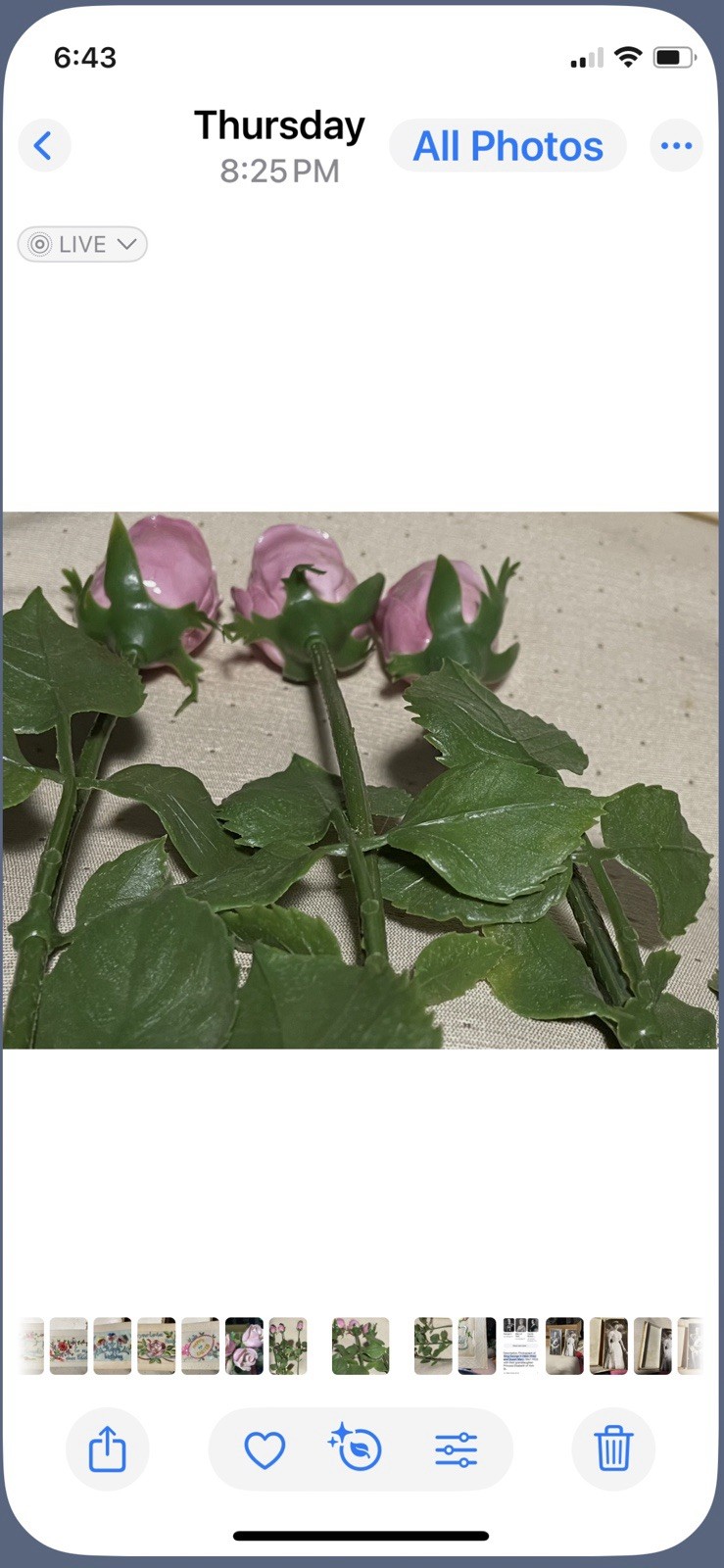 Handcrafted Pink Clay Rose Bouquet Decorative Flowers