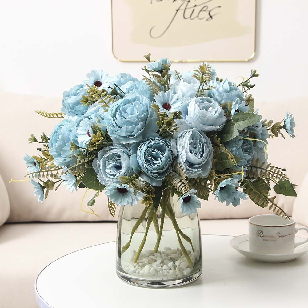 Fake Flower Simulation Bouquet Peony Rose Home Decoration Artificial Bouquet New