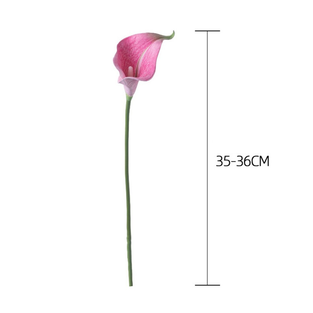 5pcs Realistic Artificial Calla Lily Bouquets for Stylish Home Accents