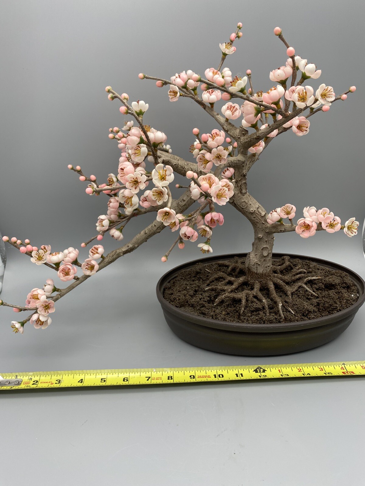 Nearly Natural Artificial Trees 15″ Cherry Blossom Plastic Pot Indoor Black/Pink
