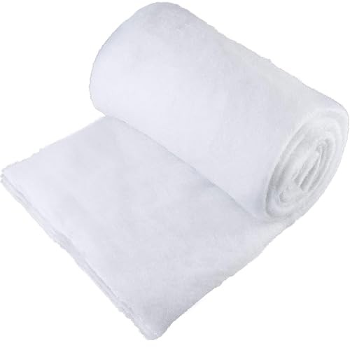 Snow Blanket for Christmas Decorations – 94 x 31 Inch Large Artificial 1 Roll