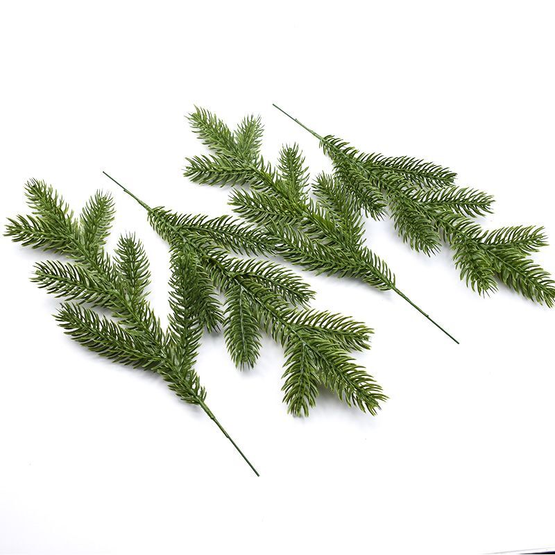 5pc Artificial Pine Plastic Branch Garden Home Room Wedding Party DIY Decoration