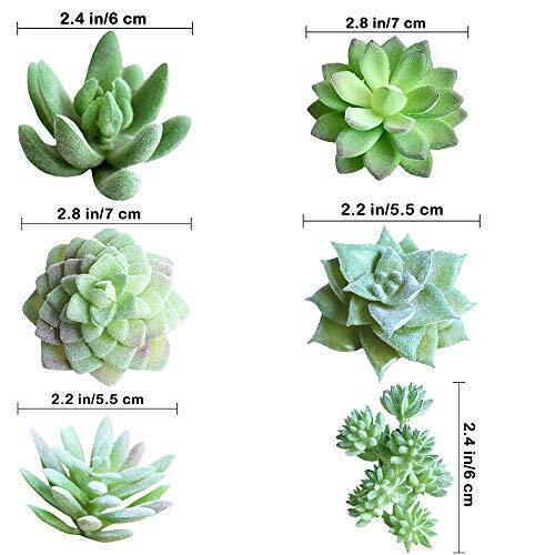 11Pcs Artificial Succulents Plants Mini Fake Unpotted Succulents for Home Office