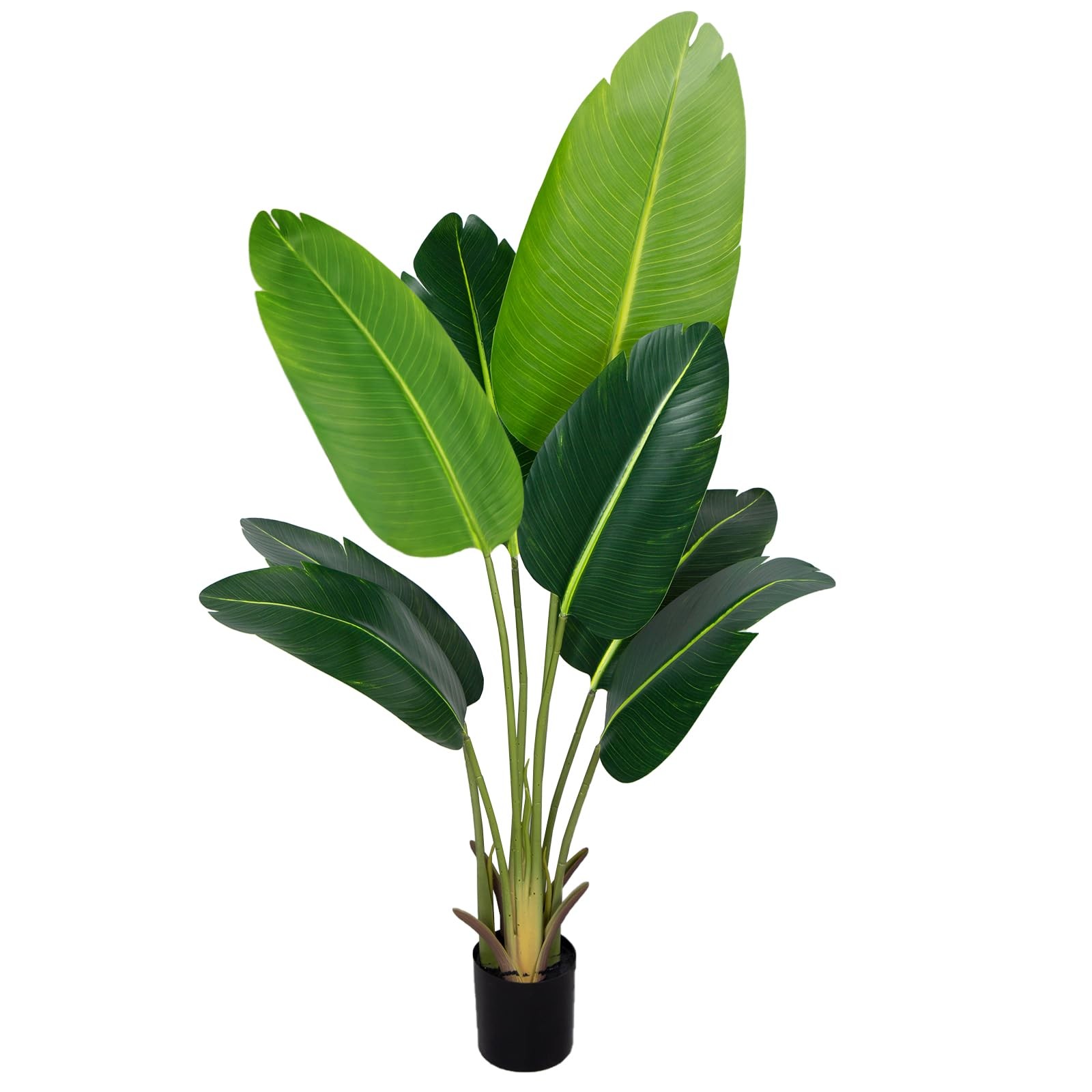 4ft Faux Bird of Paradise Plant Banana Leaf Tree