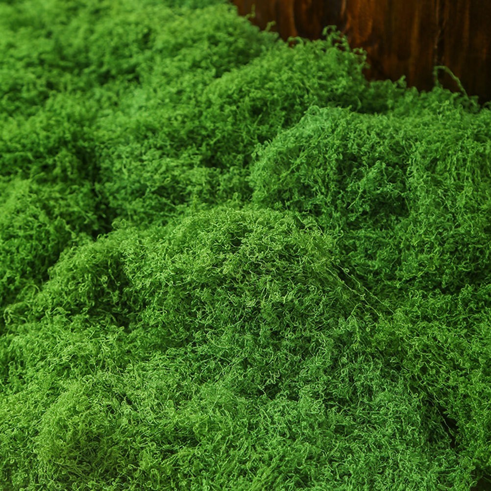 Artificial Faux Moss for Crafts Indoor Landscape Decorations Grass Turf Lawn