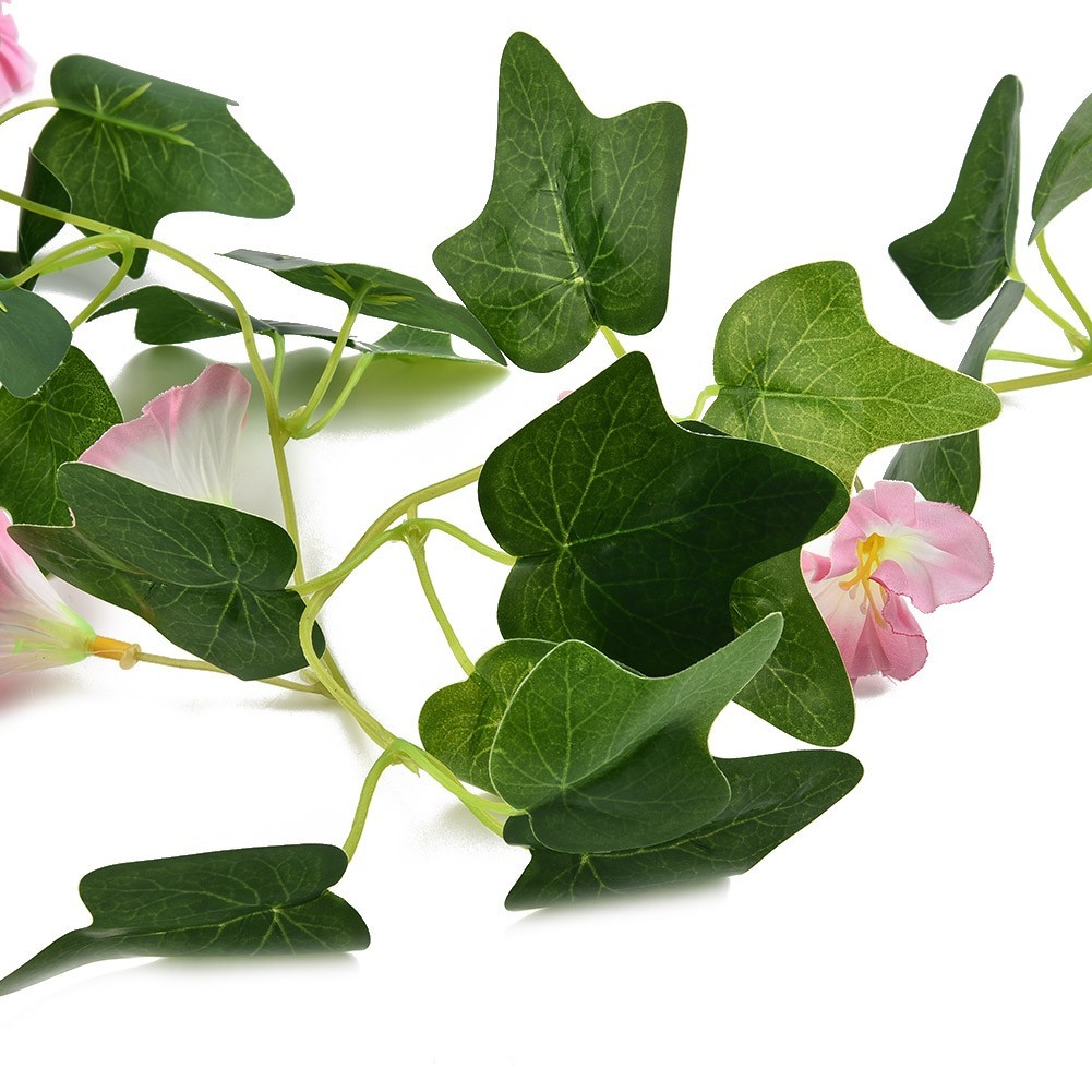 1PCS Artificial Fake Hanging Silk Plastic Flowers Vine Plant Garden Decoration
