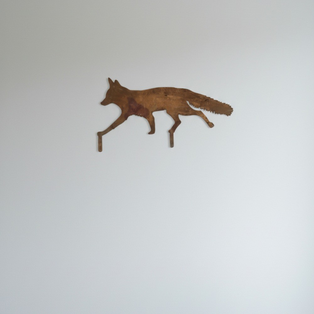 Sweet Animal Iron Metal Garden Ground Spikes Home Decor Sculpture Ornament