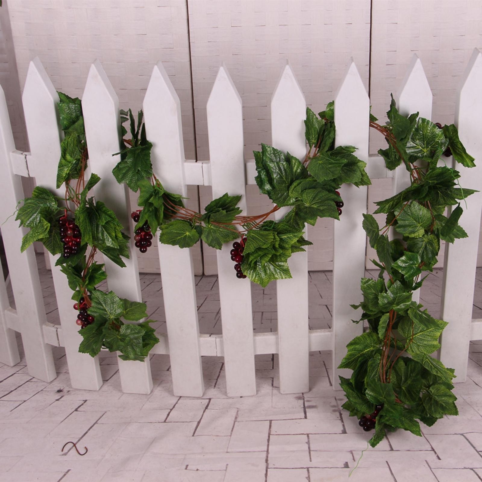 Artificial Silk Grape Vine Fruit Rattan with Grape