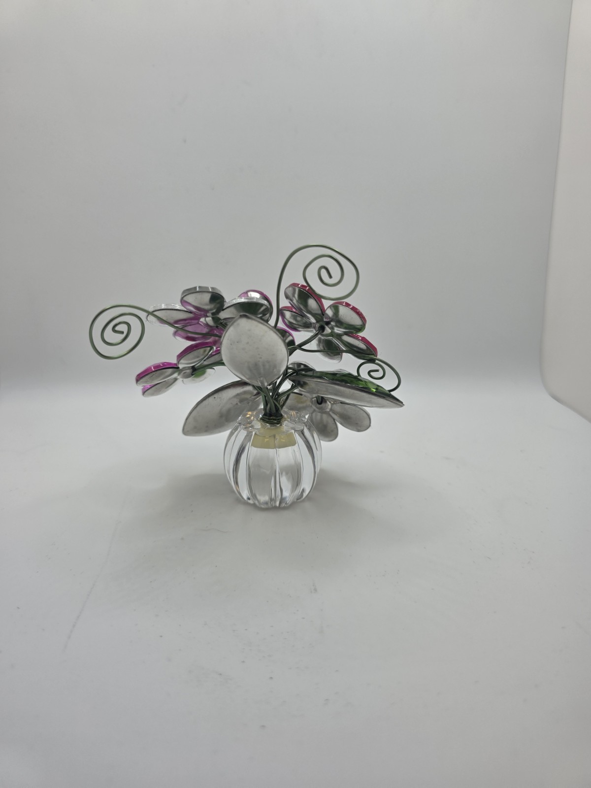 Ganz Crystal Expressions Jeweled Flower Pot Acrylic Figurine 4 Inches