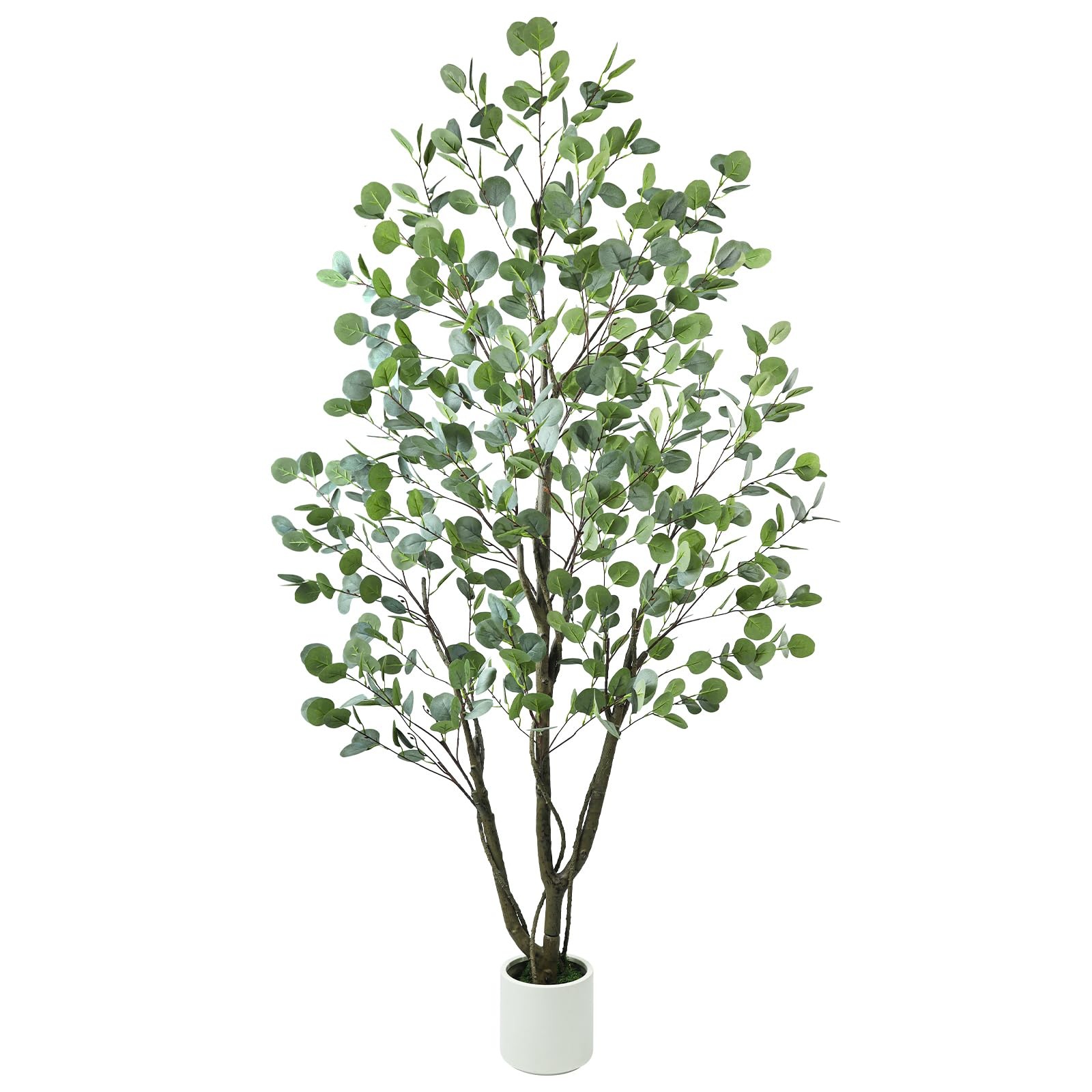 Artificial Eucalyptus Tree 6FT, Indoor Outdoor Faux Tree