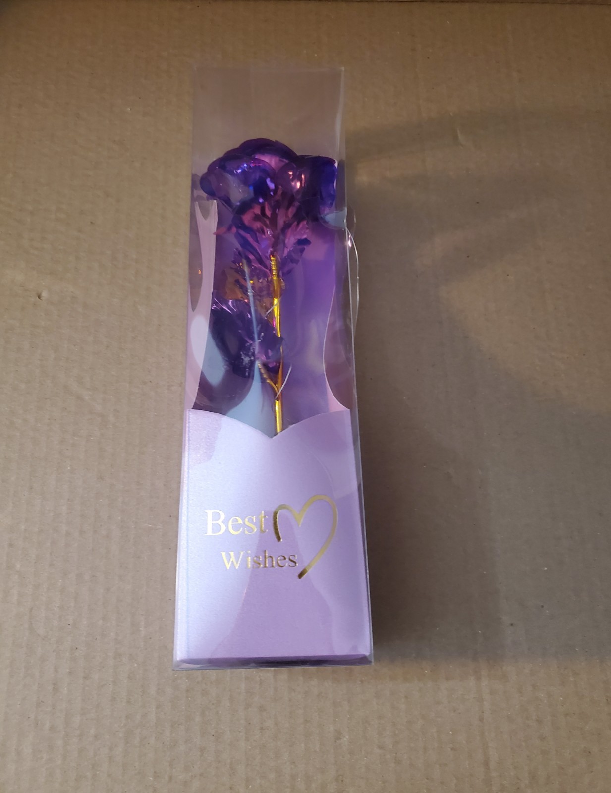 Best Wishes “Love Forever” Rose Flower LED Light Display