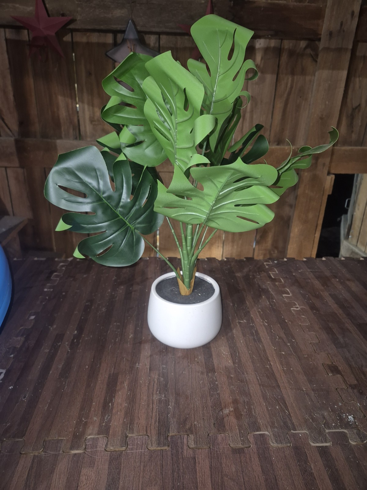 NWOT Faux Potted Artificial house or Office Fake Monstera lDeliosa Plants