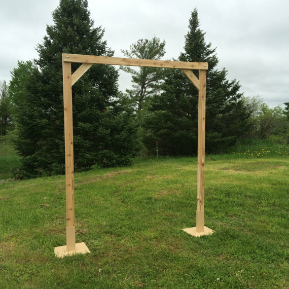 Two Tan Square Metal Stands