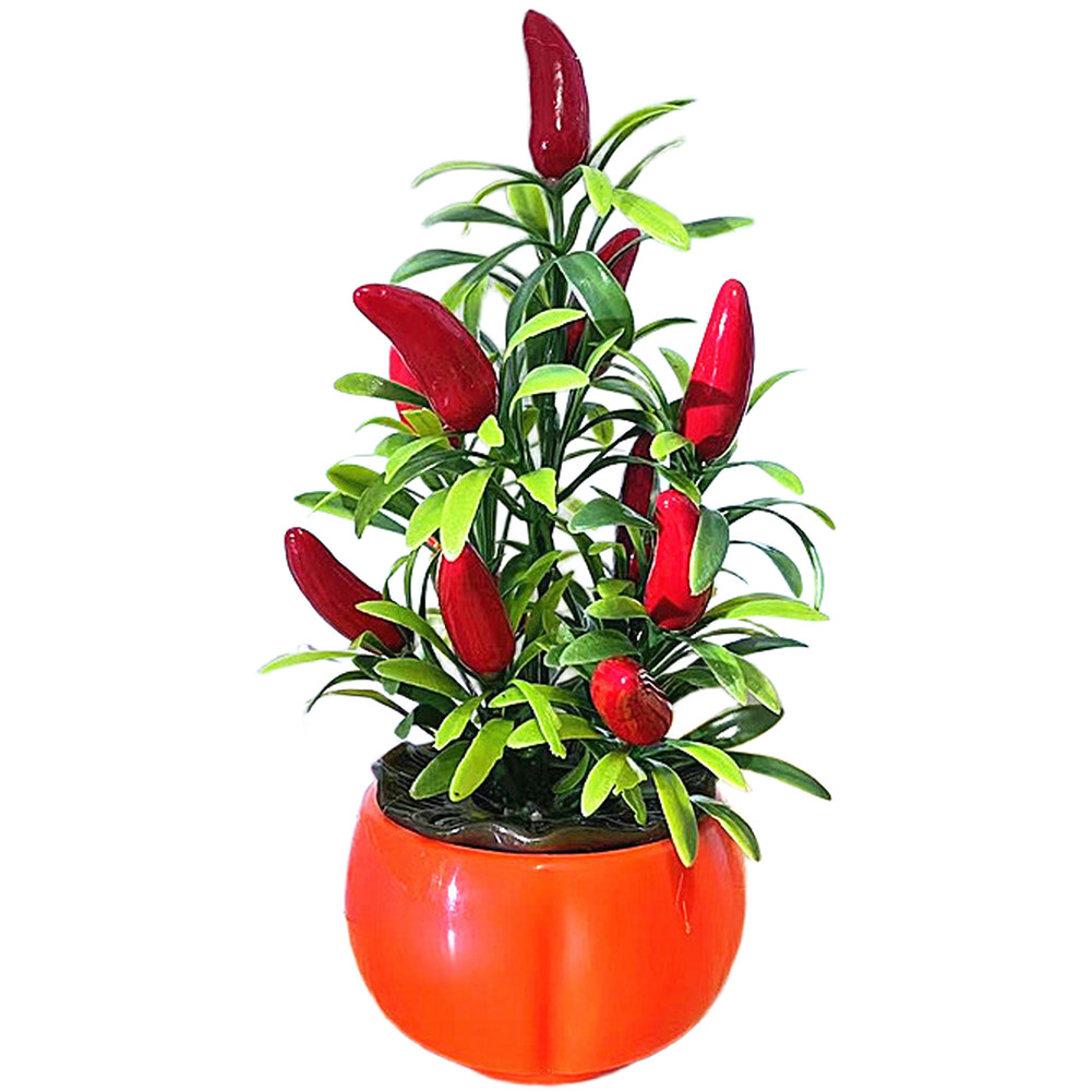Small Artificial Lucky Fruit Tree Decoration for Shelf Table For Home Use