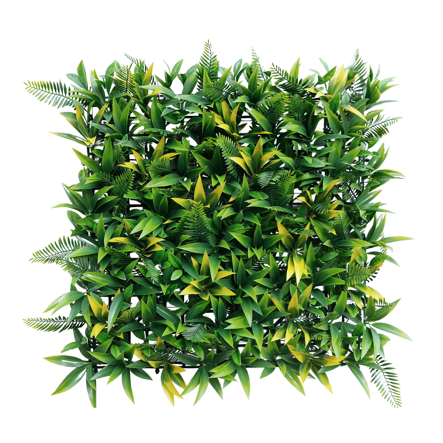 20×20″ Artificial Faux 3D Mix Fern Plants Privacy Fence Decor Mats Hedge #03