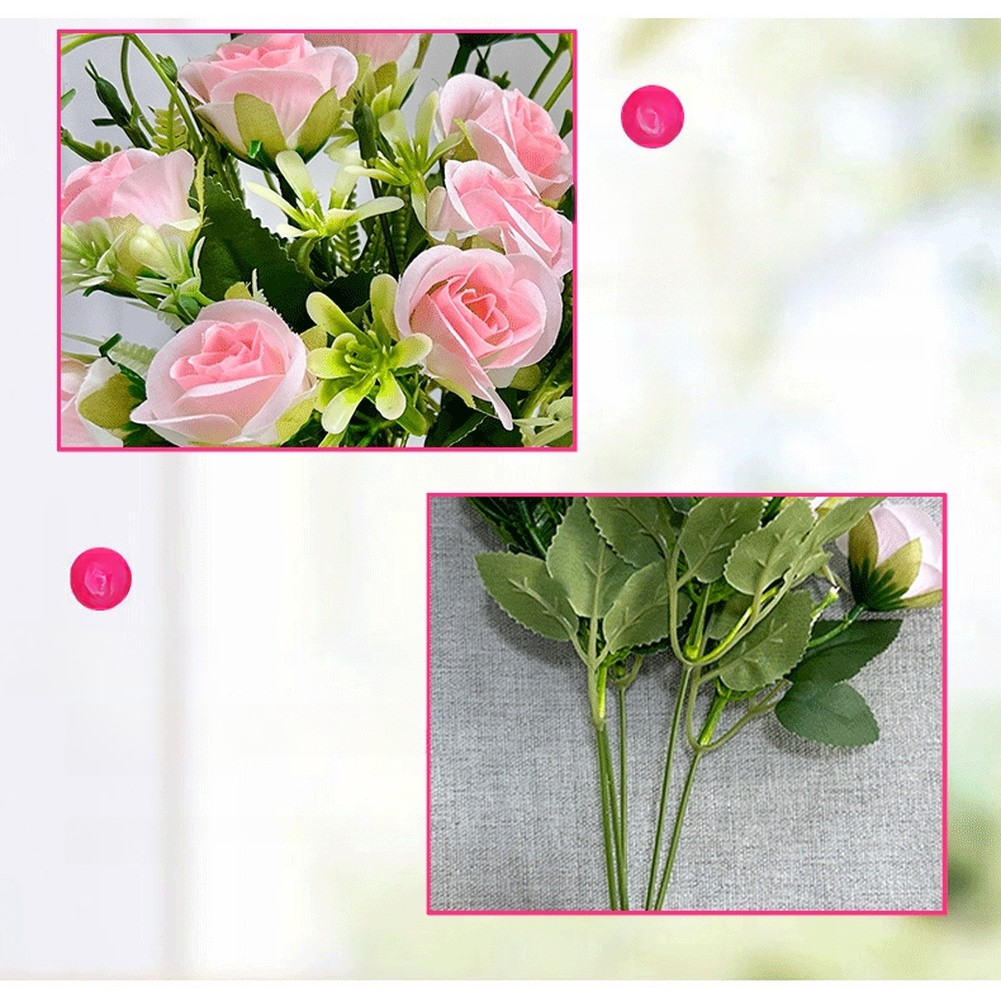 Small Rose Artificial Flowers for DIY For Wedding Arch and Mantel Decor