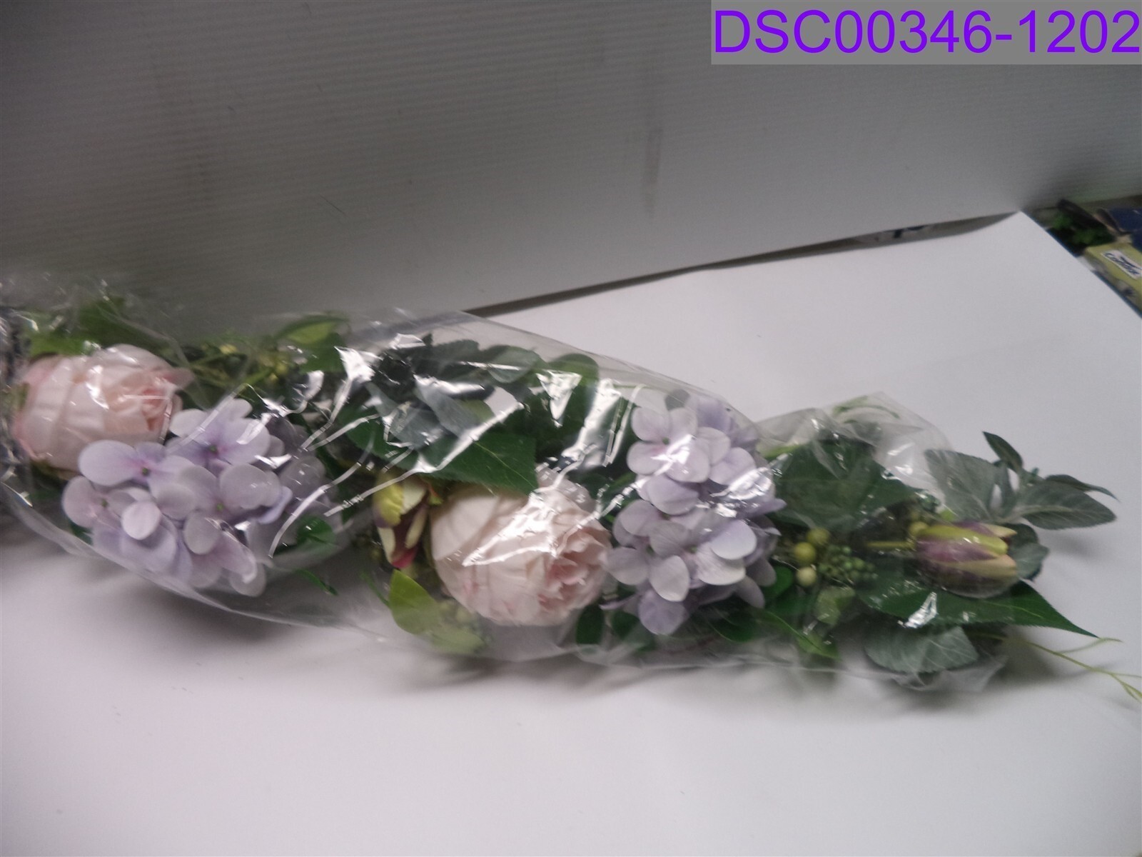 Artificial Floral Garland 50″ Long Purple and Pink