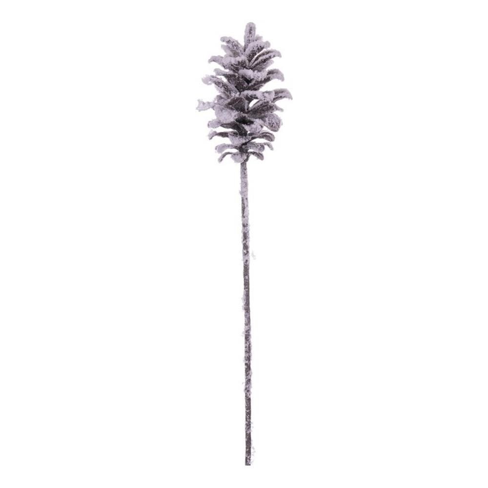 Vickerman 29″ Grand Glitter Artificial Snow Pinecone Spray. Includes 3 in a bag