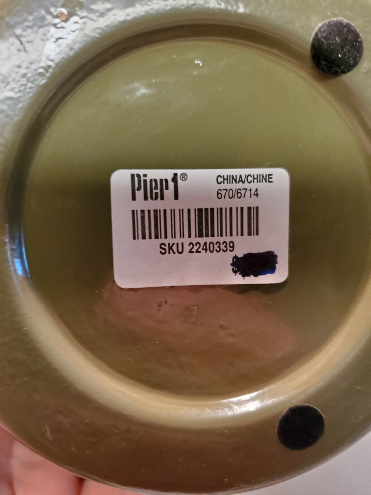 Pier 1 Imports Ranunculus Flower Bouquet Arrangement in Ceramic Pot