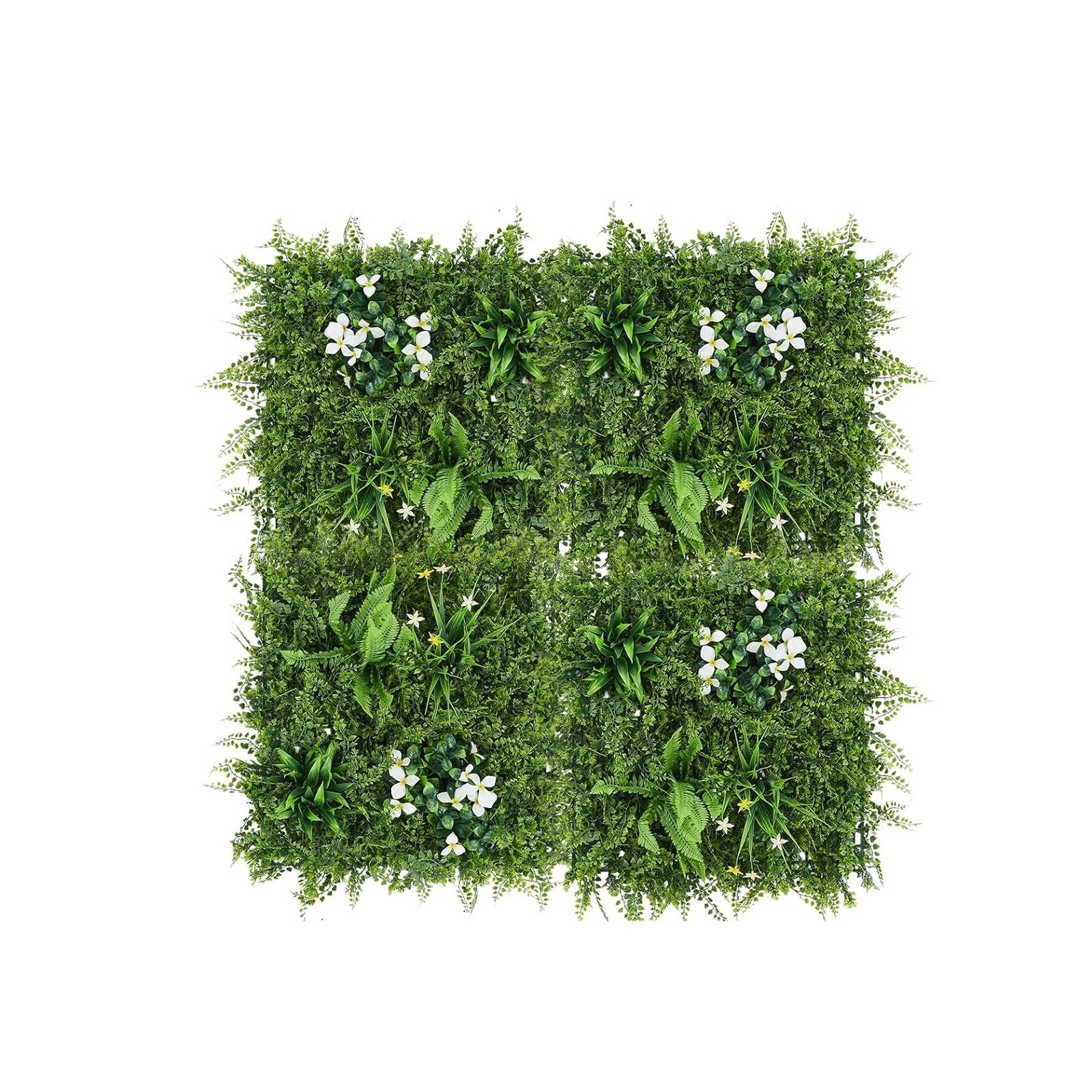 4/8/12X Artificial Greenery Wall Hedge Grass Fence Plant Fake Mat Foliage Panels