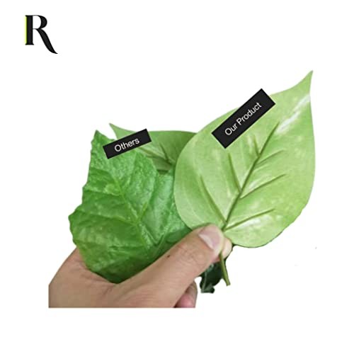 32″ Realistic Fake Pothos Ivy Plant for Home Decor Indoor Silk Light Green