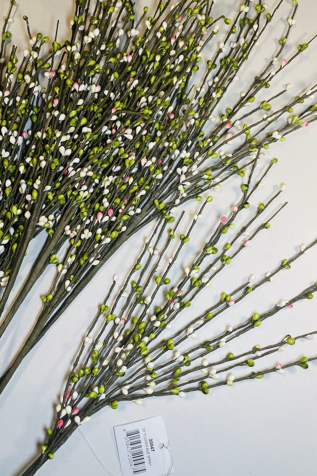 Pip Berry Spray For Floral Arrangements Green With White Pink 28” Stem Lot of 12