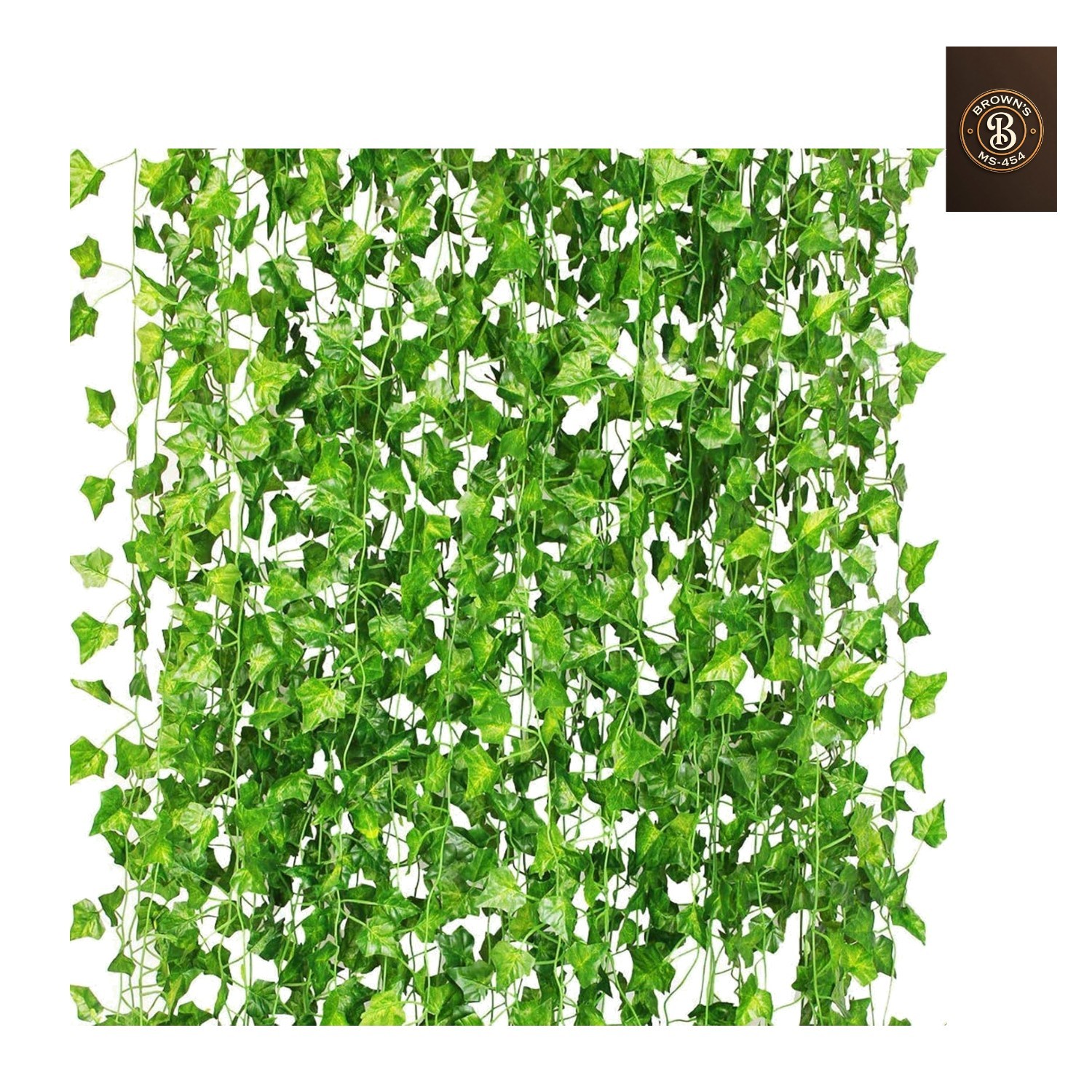 12 Pack 84Ft Artificial Ivy Garland, Fake Vines UV Resistant Greenery Leaves …