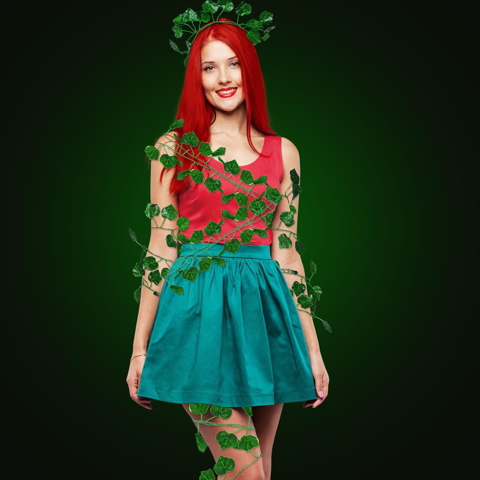 12 pcs 86.64ft Halloween Ivy Costume Fake Vines Artificial Plants Hanging for…