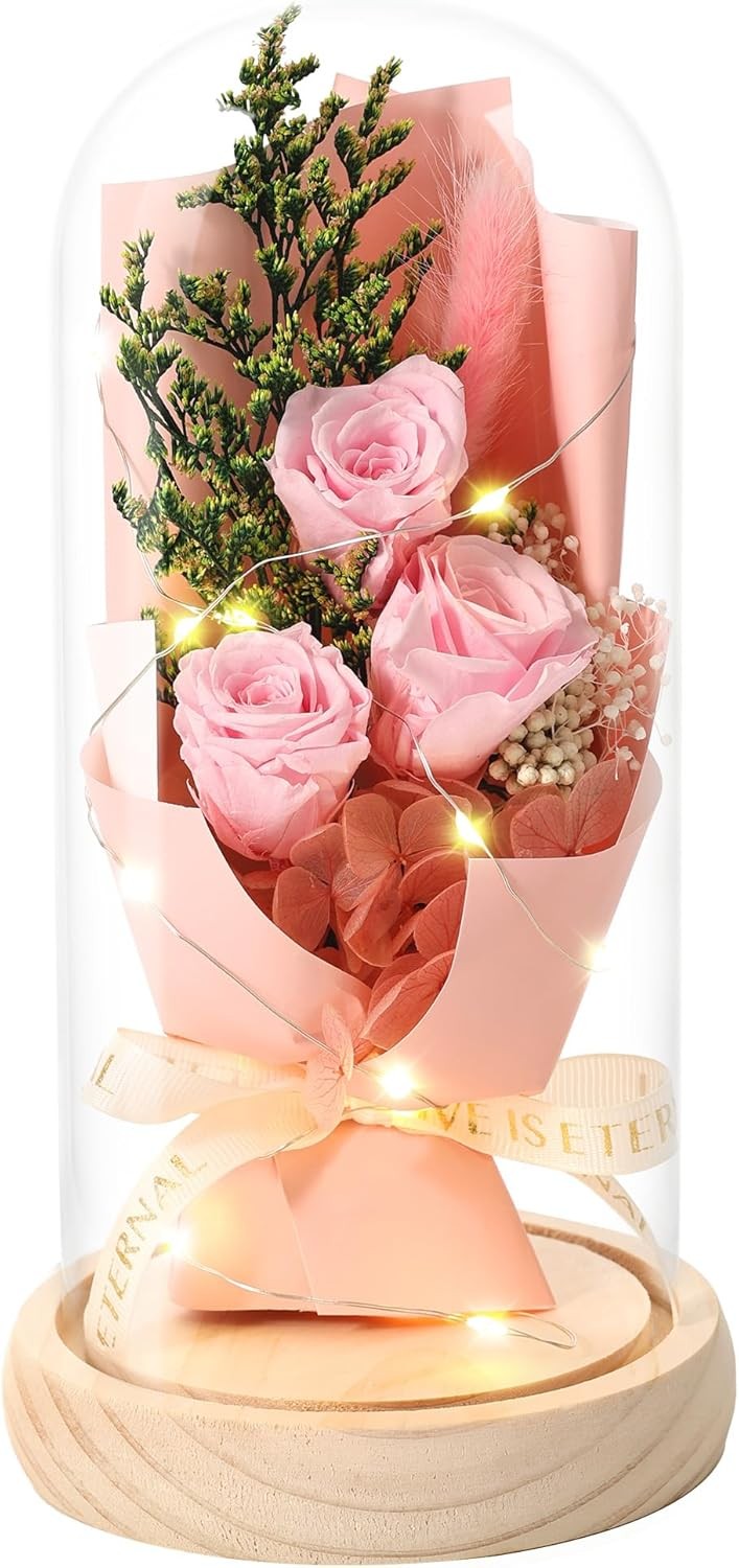 Mother’ s Day Gifts Forever Flowers Bouquet, Preserved Flowers for Delivery Prim