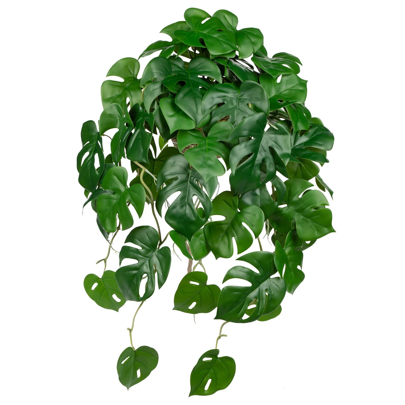 Large Fake Hanging Plants in Pot for Indoor & Outdoor, Long Artificial Hangin…