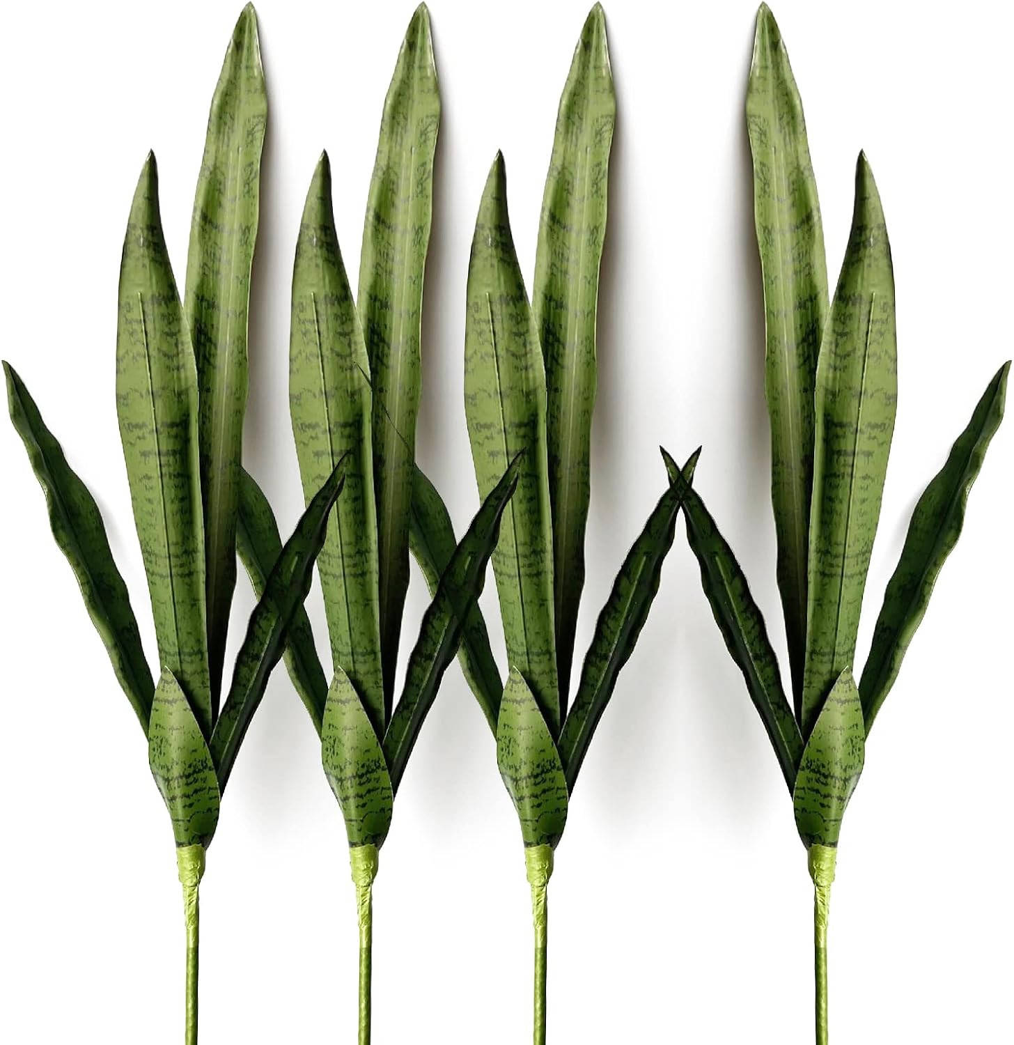 30″ Tall 4 PCS Artificial Snake Plants – Indoor/Outdoor Home & Office Decor