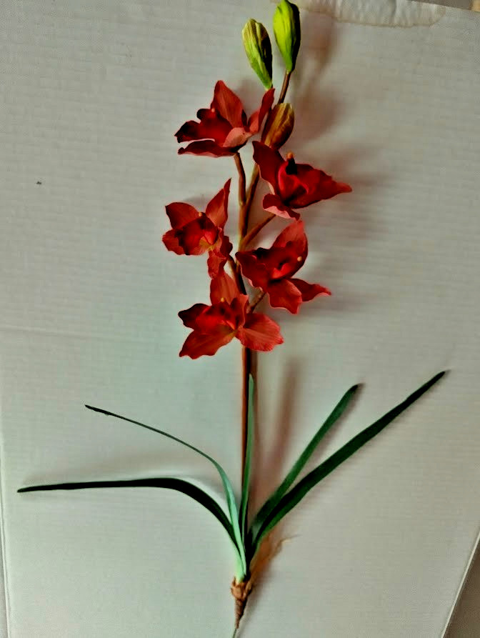 Artificial Cymbidium Orchid Plant
