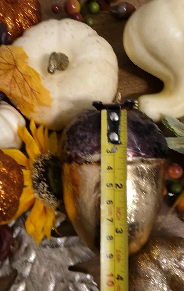 Great Lot of Decorative Fall Autumn Pumpkins Acorns Berries Bowl Vase Filler #1