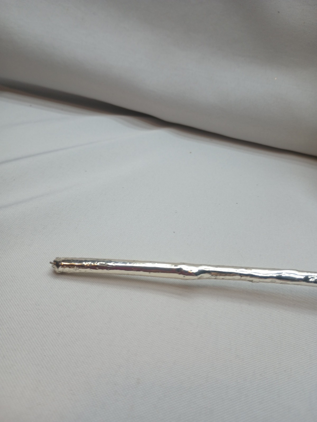 Genuine Silver Dipped Rose – Stem Petals and Leaves 12″