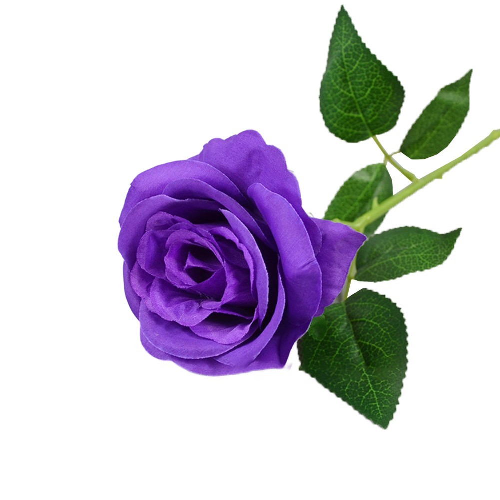 Stylish Single Rose Artificial Flower for Captivating Living Room Ambiance